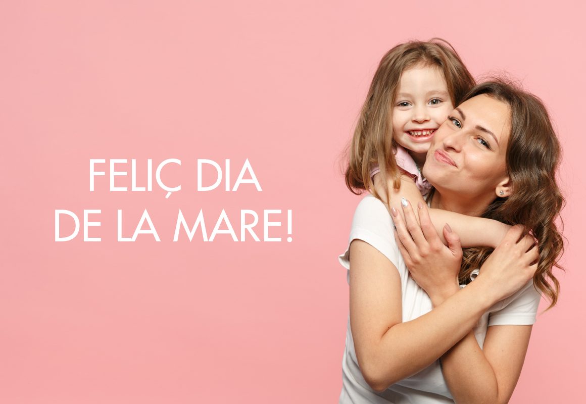 Nena abraçant mare pel dia de la mare , feliç dia de la mare,Dia de la Mare Andorra