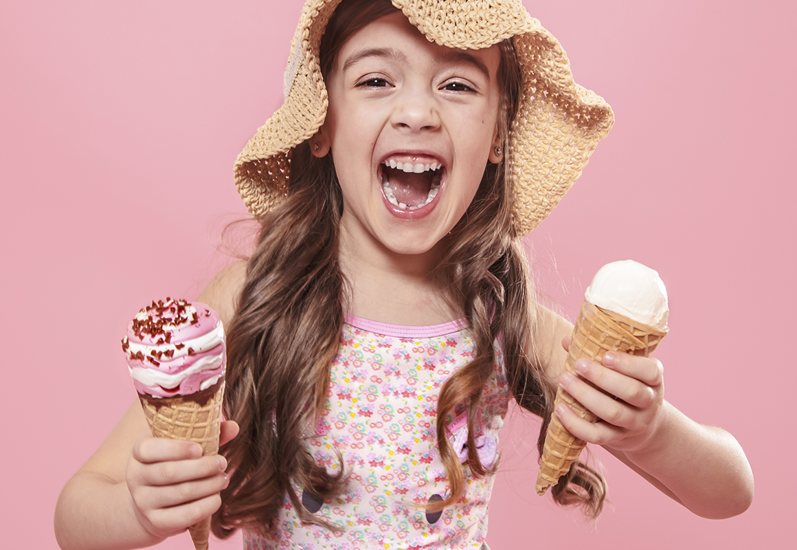 Ice cream, king of the summer!￼