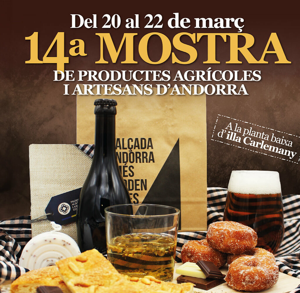 La 14a Mostra de Productes Artesans d’Andorra torna a Illa Carlemany el març del 2026