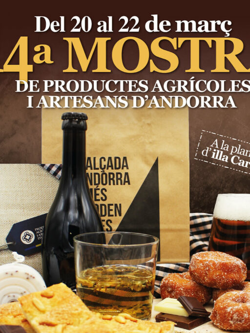La 14a Mostra de Productes Artesans d’Andorra torna a Illa Carlemany el març del 2026